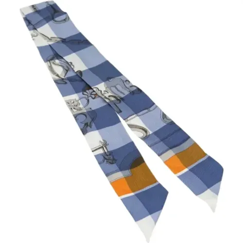 Pre-owned Scarves, female, , Size: ONE SIZE Pre-owned Silk scarves - Hermès Vintage - Modalova