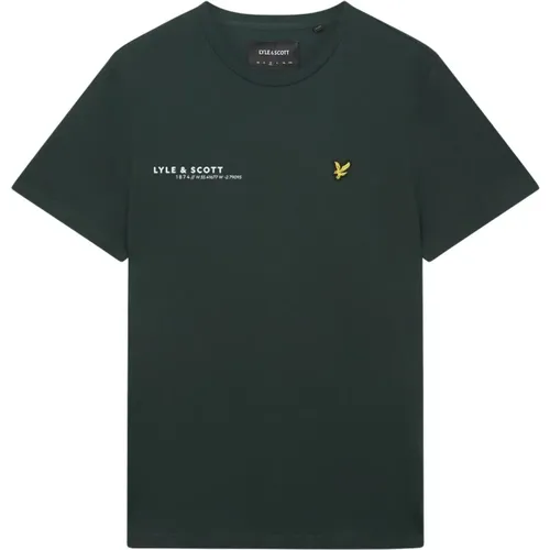 Koordinaten Druck T-Shirt,Co-ordinate Print T-Shirt - Lyle & Scott - Modalova