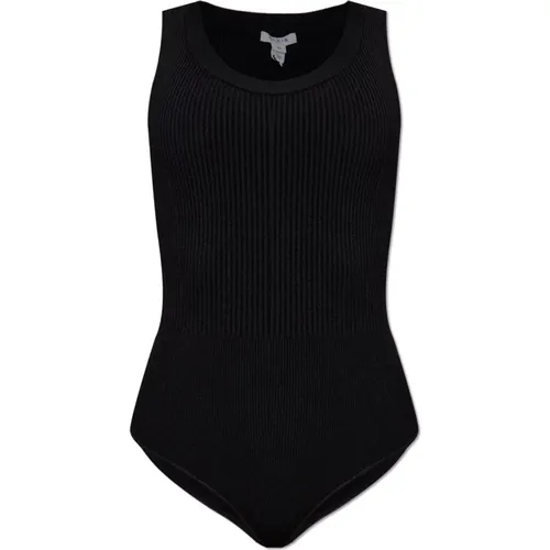 Body, female, , Size: 2XS Ribbed bodysuit - Alaïa - Modalova