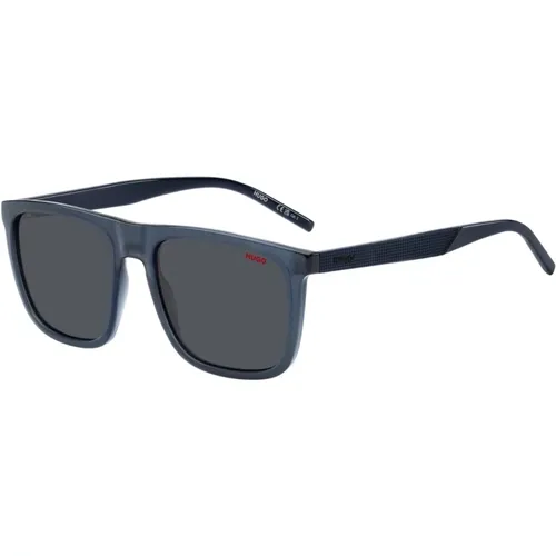 Contemporary Men's Sunglasses with Unique Design , unisex, Sizes: 55 MM - Hugo Boss - Modalova