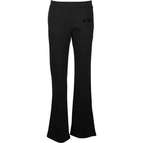 Schwarze Hose für Frauen , Damen, Größe: XS - Chiara Ferragni Collection - Modalova