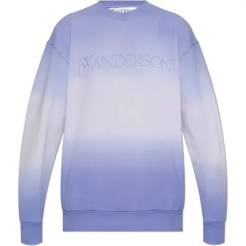 Sweatshirt mit Logo , Damen, Größe: L - JW Anderson - Modalova