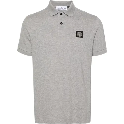 Mens Grey T-Shirts Polos Ss24 , male, Sizes: S - Stone Island - Modalova