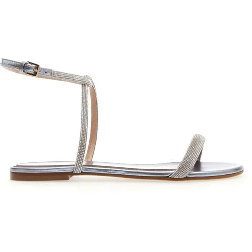 Womens Shoes Sandals Argento Ss24 , female, Sizes: 7 UK, 6 1/2 UK - Ninalilou - Modalova