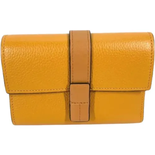 Pre-owned Wallets, female, , Size: ONE SIZE Pre-owned Leather wallets - Loewe Pre-owned - Modalova