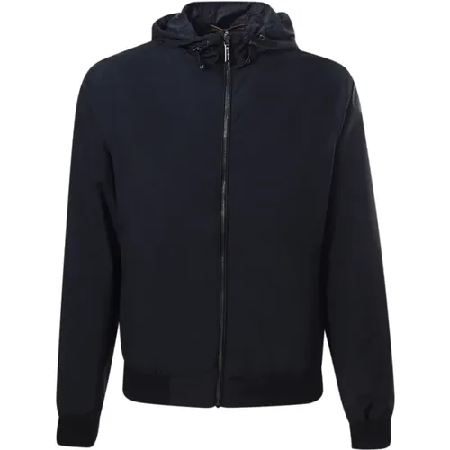 Zip Hooded Coat , male, Sizes: 3XL, 2XL, L, M, XL - Moorer - Modalova