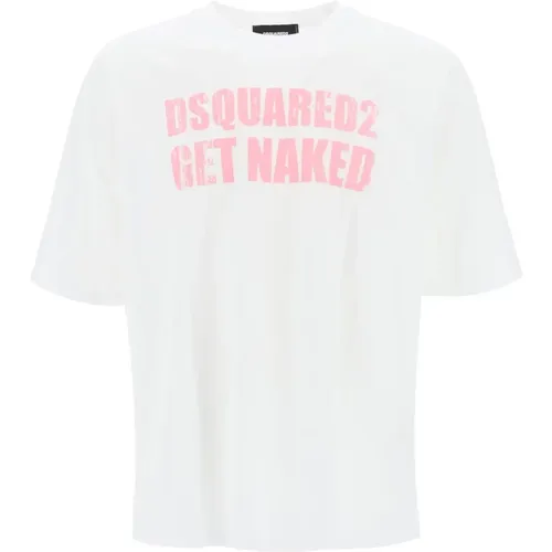 Skater Fit Printed T-Shirt - Dsquared2 - Modalova