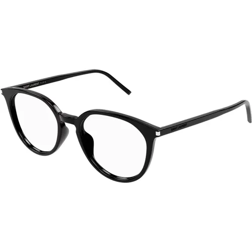 Modebrille SL 681/F Schwarz , unisex, Größe: 52 MM - Saint Laurent - Modalova
