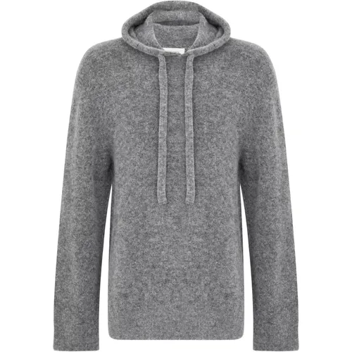 Hoodies, male, , Size: L Grey Sweaters for Men - Laneus - Modalova