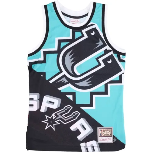 Sportswear, male, , Size: S NBA Big Face Tank Top - Mitchell & Ness - Modalova