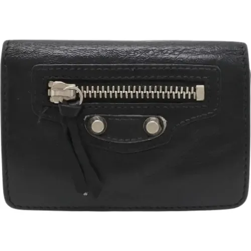 Pre-owned Wallets, female, , Size: ONE SIZE Pre-owned Leather wallets - Balenciaga Vintage - Modalova