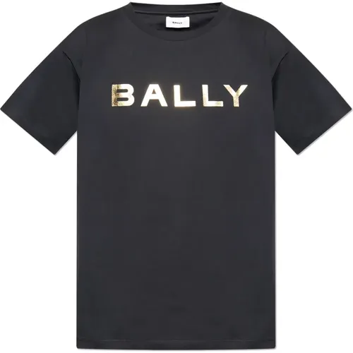 T-Shirt mit Logo , Herren, Größe: S - Bally - Modalova
