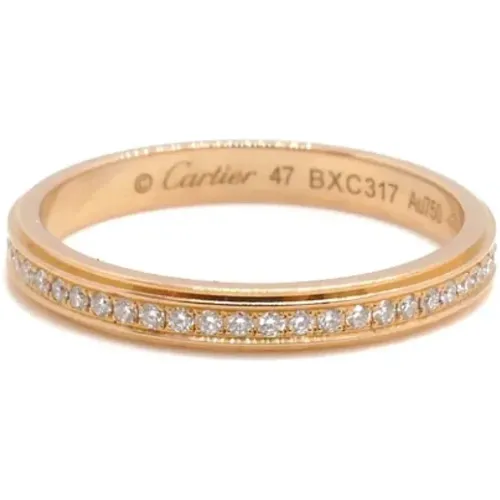 Pre-owned Jewellery, female, , Size: ONE SIZE Pre-owned Rose Gold rings - Cartier Vintage - Modalova