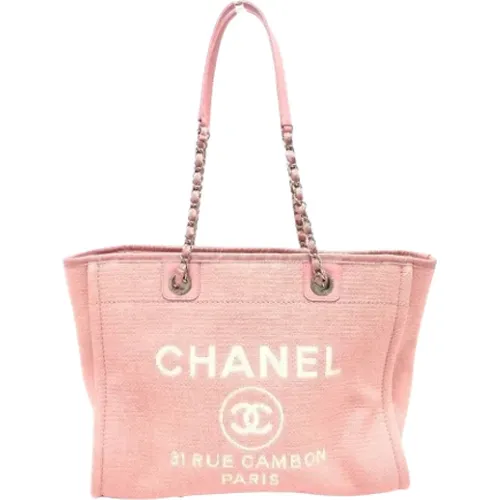 Pre-owned Tote Bags, female, , Size: ONE SIZE Pre-owned Canvas chanel-bags - Chanel Vintage - Modalova