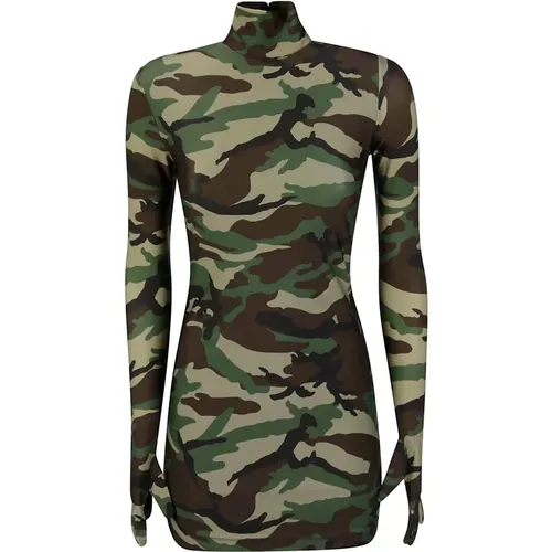 Camo Styling Dress Gloves , female, Sizes: S - Vetements - Modalova