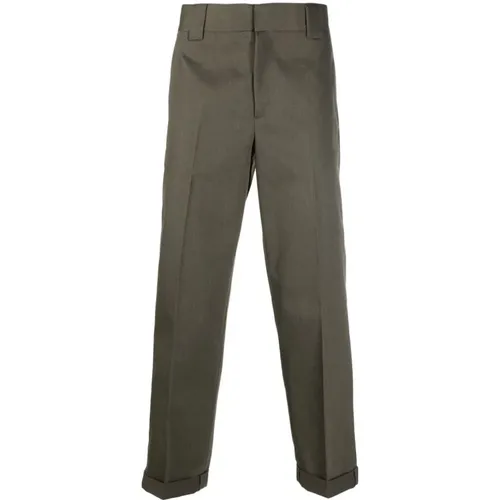 Military Crop Trousers , male, Sizes: L, S - Golden Goose - Modalova