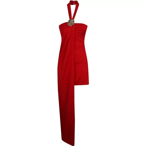 Rotes Lippenstift Kleid für Frauen - Blumarine - Modalova