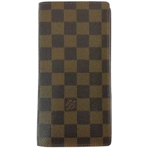 Pre-owned Wallets, male, , Size: ONE SIZE Pre-owned Canvas wallets - Louis Vuitton Vintage - Modalova