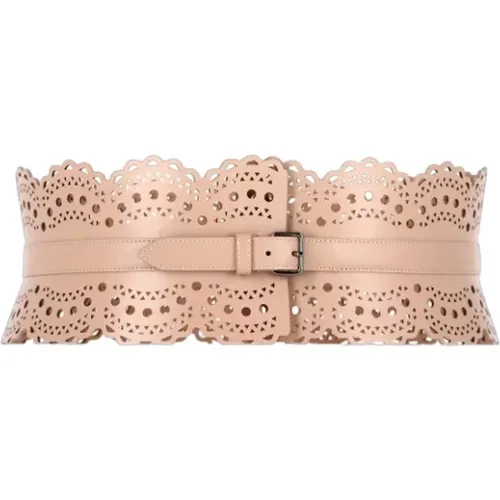 Pre-owned Belts, female, , Size: ONE SIZE Pre-owned Leather belts - Alaïa Pre-owned - Modalova