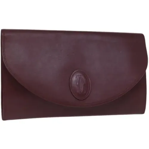 Pre-owned Clutches, female, , Size: ONE SIZE Pre-owned Leather handbags - Cartier Vintage - Modalova