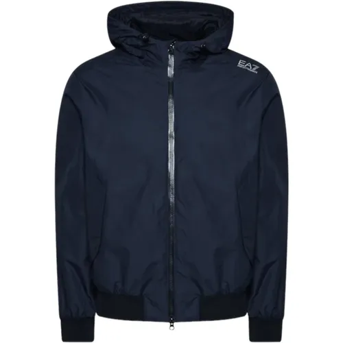 Zip-throughs, male, , Size: 3XL Jackets - Emporio Armani EA7 - Modalova