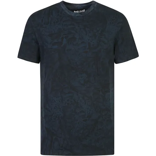 Schwarzes T-Shirt für Männer Aw24 - Just Cavalli - Modalova