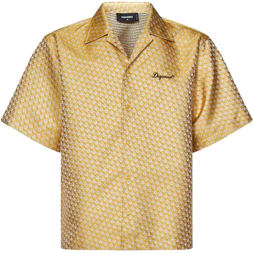Men's Clothing Shirts Ss24 , male, Sizes: L, M, XL - Dsquared2 - Modalova