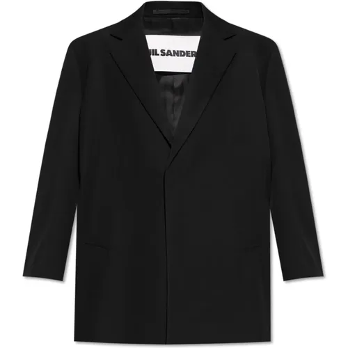 Blazers, male, , Size: M Woolen coat - Jil Sander - Modalova