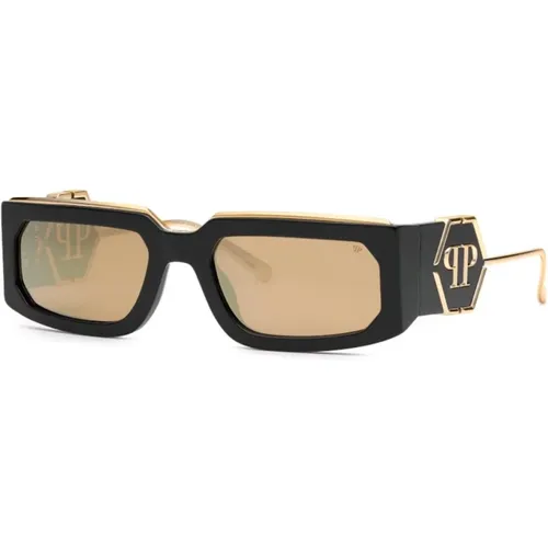 Pp119M-700G Shiny Sunglasses , unisex, Sizes: ONE SIZE - Philipp Plein - Modalova