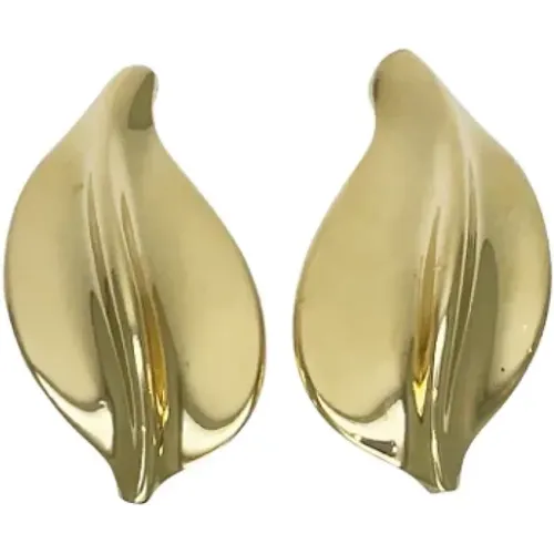 Pre-owned Jewellery, female, , Size: ONE SIZE Pre-owned Metal earrings - Yves Saint Laurent Vintage - Modalova