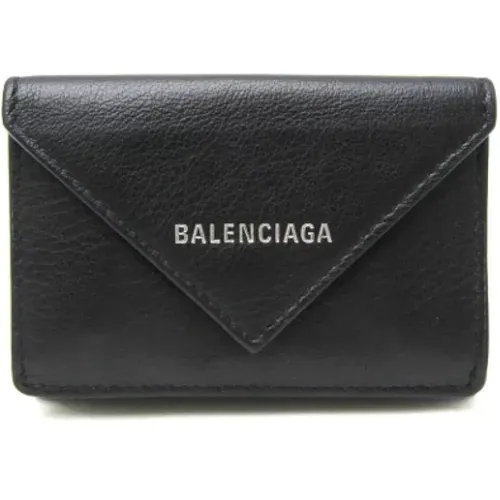 Pre-owned Leather wallets , female, Sizes: ONE SIZE - Balenciaga Vintage - Modalova