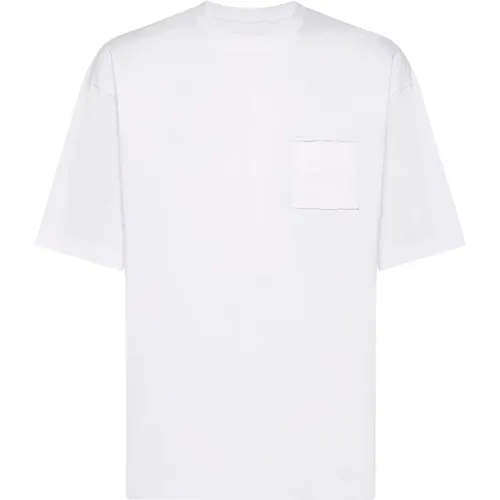 Monique Essence T-Shirt - Weiße Baumwolle , Damen, Größe: XS - Philippe Model - Modalova