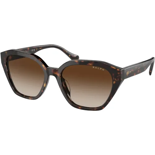 Cat-Eye Sonnenbrille mit Havanna-Rahmen - Ralph Lauren - Modalova