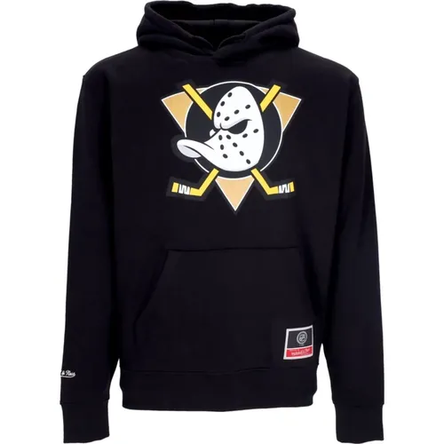 Hoodies, male, , Size: M NHL Team Logo Hoodie - Mitchell & Ness - Modalova