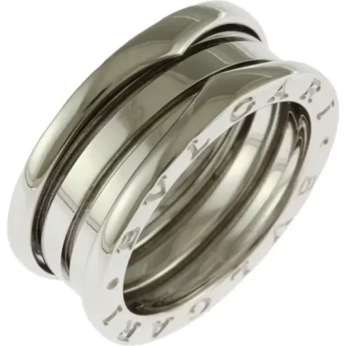 Pre-owned Jewellery, female, , Size: ONE SIZE Pre-owned White Gold rings - Bvlgari Vintage - Modalova