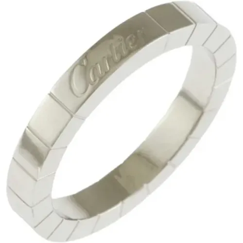 Pre-owned Jewellery, female, , Size: ONE SIZE Pre-owned White Gold rings - Cartier Vintage - Modalova