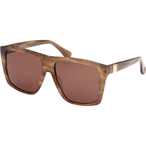 Prism Sunglasses in Havana / , unisex, Sizes: 58 MM - Max Mara - Modalova