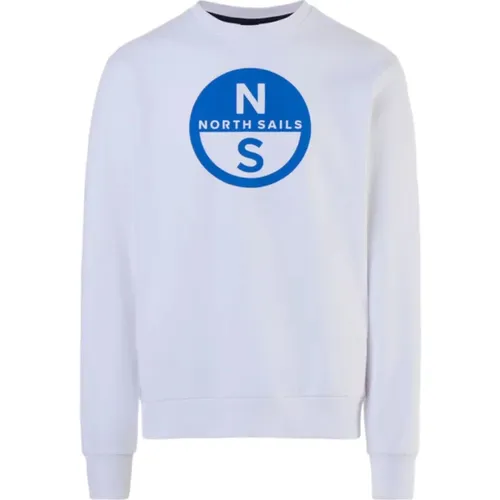 Crew Neck Sweatshirt , male, Sizes: L, XL, M - North Sails - Modalova