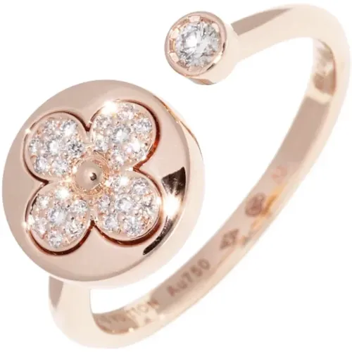 Pre-owned Jewellery, female, , Size: ONE SIZE Pre-owned Rose Gold rings - Louis Vuitton Vintage - Modalova