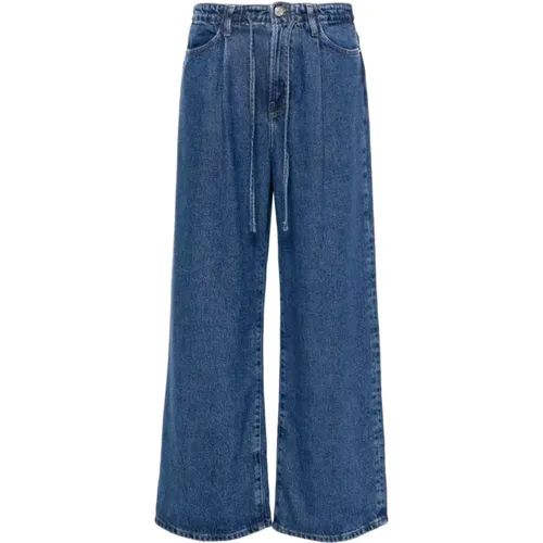 Weite Bein Jeans,Weite Bein Kordelzug Hose - Frame - Modalova