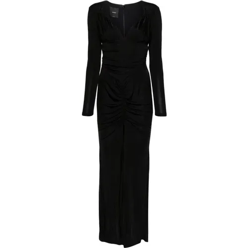 Schwarze Kleider mit 3,5 cm Absatz , Damen, Größe: XS - pinko - Modalova