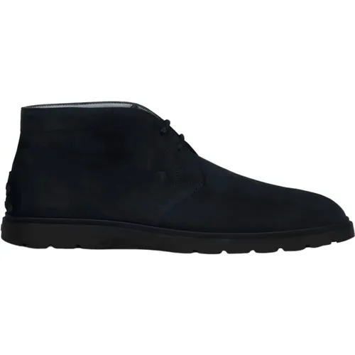 Suede Desert Boots with Rubber Pebbles , male, Sizes: 7 UK, 11 UK, 9 UK, 6 UK, 7 1/2 UK, 10 UK, 8 UK, 8 1/2 UK - TOD'S - Modalova