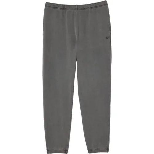 Grey Trousers for Men , male, Sizes: L - Lacoste - Modalova
