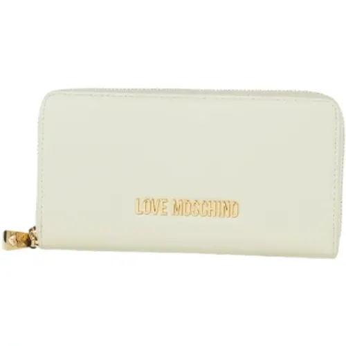 Wallets & Cardholders, female, , Size: ONE SIZE Signature Wallet - Love Moschino - Modalova