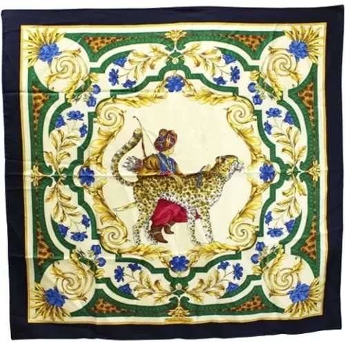 Pre-owned Scarves, female, , Size: ONE SIZE Pre-owned Silk scarves - Salvatore Ferragamo Pre-owned - Modalova