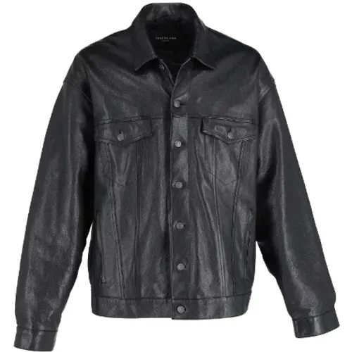 Pre-owned Leather outerwear , female, Sizes: XS - Balenciaga Vintage - Modalova