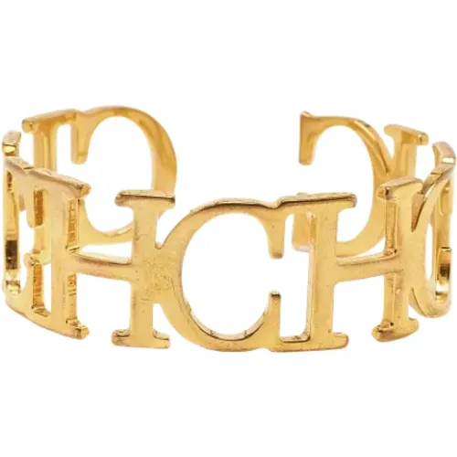 Pre-owned Gold bracelets , female, Sizes: ONE SIZE - Carolina Herrera Pre-owned - Modalova