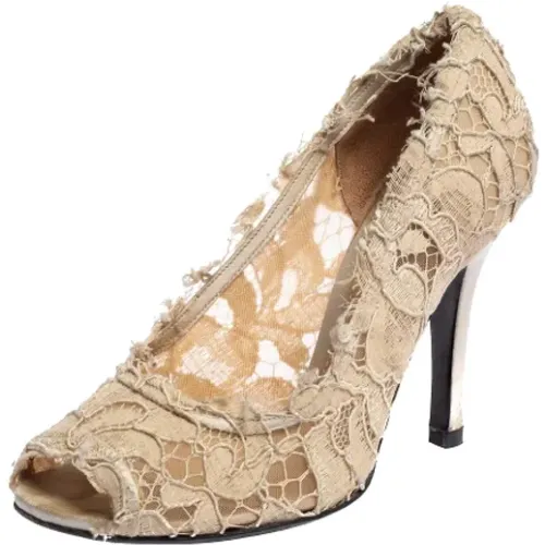 Pre-owned Pumps, female, , Size: 7 1/2 US Pre-owned Lace heels - Dolce & Gabbana Pre-owned - Modalova