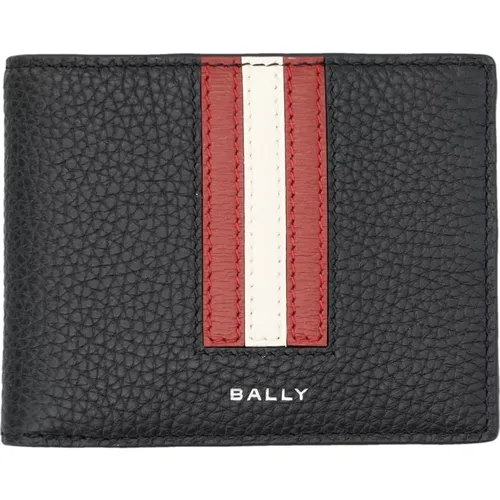 RBN Bifold 6CC Wallet /Red , male, Sizes: ONE SIZE - Bally - Modalova