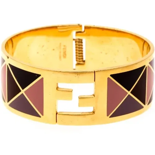 Pre-owned Jewellery, female, , Size: ONE SIZE Pre-owned Metal bracelets - Fendi Vintage - Modalova